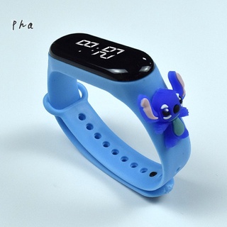reloj electrónico para niños de dibujos animados de moda reloj de natación impermeable reloj para niños niños (8)