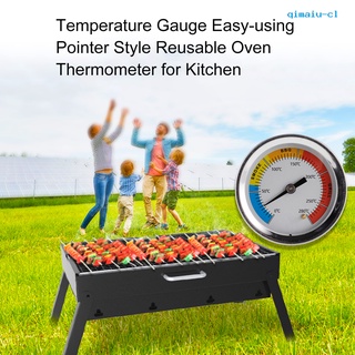 QM- Temperature Gauge Easy-using Pointer Style Reusable Oven Thermometer for Kitchen