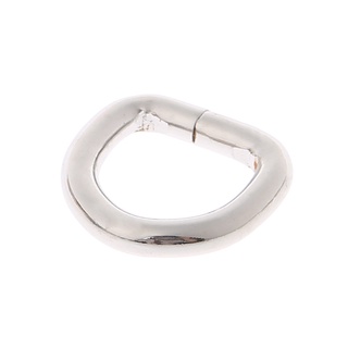 jaula 10pcs 15 mm metal bolso de cuero bolso correa cinturón web d anillo hebilla cierre (6)
