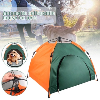 Pet Tent Automatic Foldable Kennel Indoor Outdoor Waterproof Rainproof Sunscreen Portable Cat Dog Tent