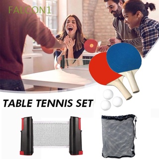 falcon1 profesional de ping pong red de ping pong casa ping pong paddle red de tenis de mesa conjunto de bates de tenis de mesa retráctil red rack al aire libre de la raqueta de interior deportes raqueta de tenis de mesa/multicolor