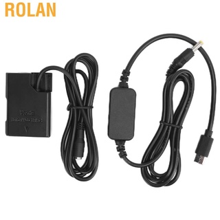 Rolan Tipo C USB PD Convertidor A DC Cable EN ‐ EL14 Batería Falsa Para Nikon D3100 D5100