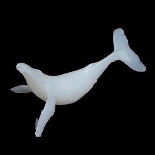 [topinterest] mini ballena modelado resina molde océano luminoso ballena rellenos materiales de bricolaje.