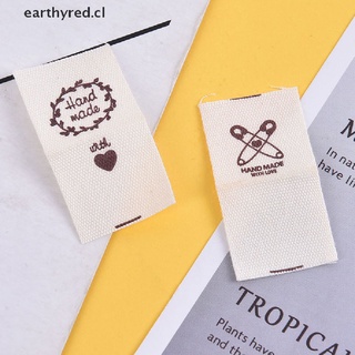 （earthy） 100PCS Handmade Cloth Garment Labels Hand Made Label Tags For Diy Sewing Crafts {bigsale}