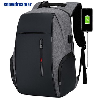 [Sndr] mochila impermeable para ordenador portátil, portátil, portátil, USB, para Macbook MME (1)