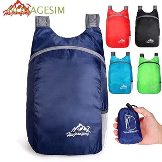 NONAGESIM 8 Colors Folding Handy Bag Outdoor Travel Daypack Lightweight Packable Backpack Ultralight Foldable Nano Waterproof 20L Men Women Daypacks/Multicolor