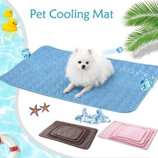 verano perro almohadilla de hielo almohadilla de hielo de seda fresca cama de mascotas sofá perro almohadilla fresco gato manta se puede lavar