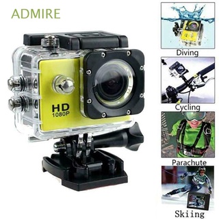 Admoire Mini cámara De vigilancia De video deportiva con 4k Full HD impermeable y Resistente