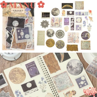 MANU Crafts Decorative Sticker Stationery Scrapbooking Stickers DIY Photo Album Card Making Journal Diary Vintage Paper Stickers