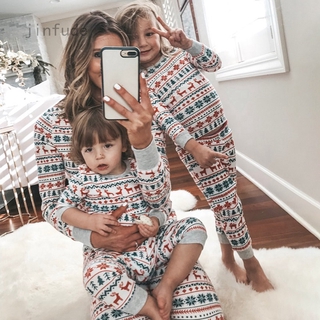 navidad nuevo padre-hijo hogar conjunto pijamas, diario wearable hogar ropa pijamas conjunto