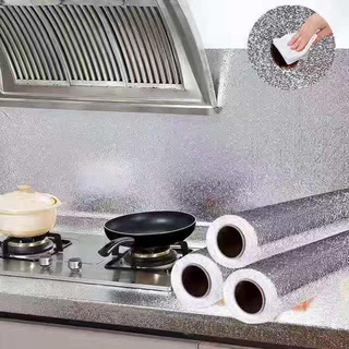 bacalao de cocina a prueba de aceite pegatinas de papel de aluminio estufa autoadhesiva pegatina de pared