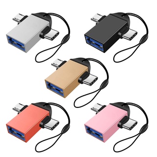 GD 2 in 1 USB3.0 to TYPEC OTG Data Adapter Metal TYPEC Adapter USB Cables