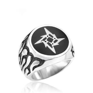 anillo de moda para hombre nuevo al por menor metallica ninja star anillos