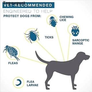[Topaugust] 70CM Deworming Dog Cat Collar Anti Flea and Tick Prevention Mosquitoes Repellent . (4)