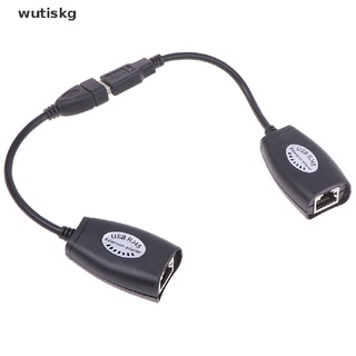 Wutiskg USB UTP Extender Adapter Over Single RJ45 Ethernet CAT5E 6 Cable Up to 150ft CL (3)