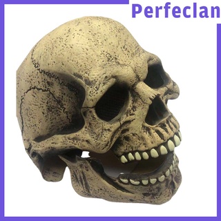 [Perfeclan] máscara de esqueleto de calavera con capucha de cabeza completa máscaras de disfraz de Halloween accesorios