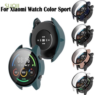Funda Protectora De PC Completa Con Película De Vidrio Templado Para Xiaomi MI Watch Color Sport Versión Global
