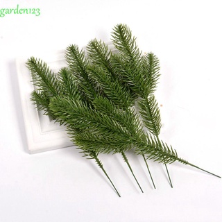 Garden123 plástico creativo plantas perennes DIY manualidades feliz navidad decoraciones de navidad agujas de pino artificiales