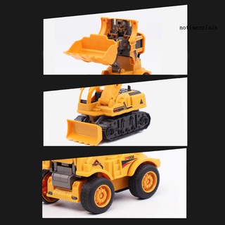 Ntp Bulldozer niños niños transformación construcción modelo vehículo niños regalos juguete (7)