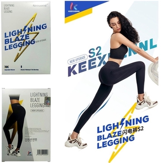 Keexuennls1 S2 Lightning Blaze Lightning Pseudo Legging