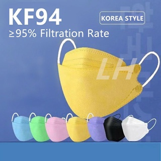 [50 Pzas] Máscara Facial para adultos Kf94 4ply mascarilla Facial coreana Kf94 mascarilla Premium calidad (Pt)