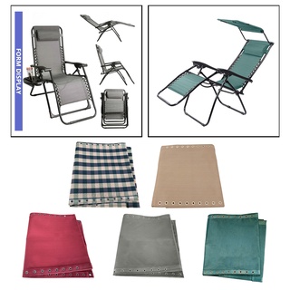 [nuevas llegadas] silla de repuesto de tela de tela reclinable reclinable tela de repuesto para patio trasero al aire libre (4)