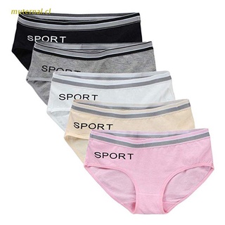 MUT 5Pcs/Lot Girls Panties Cotton Underwear Underpants Teenage Kids Panties Children Short Briefs