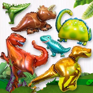 barling decoraciones dinosaurio papel de aluminio globos niños gigante helio aire animal venta caliente de dibujos animados niños fiesta de cumpleaños