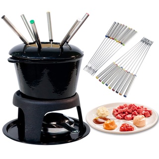 Barbecue Skewers Stainless Steel Fondue Forks With Heat-Resistant Handle (1)