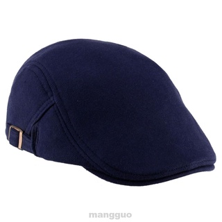 gorra de béisbol de algodón engrosado retro invierno protección para hombres y mujeres (3)