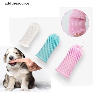 [ATH] Cepillo De Dientes De Dedo Suave Para Mascotas , Perro , Limpieza Dental , Cuidado De Los , Higiene , Gato , REC