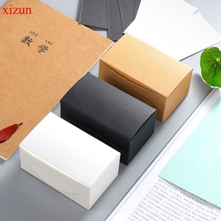 XIZUN Portable Cute Black White Kraft Paper Memo Pad Note Pads Study Card