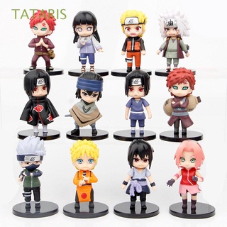 tataris pvc figura modelo para niños figuras de juguete naruto figuras de acción miniaturas anime kakashi coleccionable modelo sakura muñeca juguetes adornos