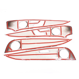 4 piezas de grano de roble abs interior del coche de la decoración del panel de la cubierta de la cubierta para mercedes-benz clase e w213 2016-2017 (7)