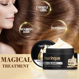 huyunbu 50ml mascarilla hidratante reparación daños extracto natural mágico reparación del cabello dañado restauración tratamiento para mujer (1)
