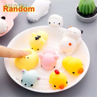 NIUYOU 1/5/10Pcs Gift Mochi Rising Sticky Stress Relief Squeeze Toy Random Abreact Funny Soft Cute Animal Antistress Ball