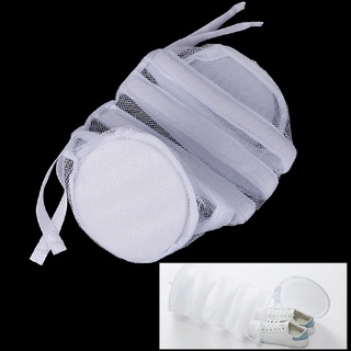 [Sunstar] 1x bolsa de lavandería zapatos de lavado de malla de secado de red de entrenadores de la bolsa protectora de almacenamiento (1)