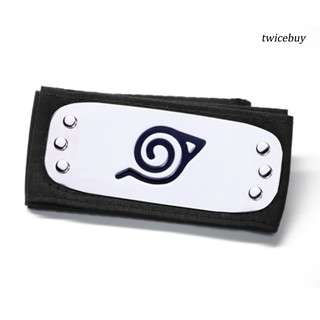 Tb+banda De cabeza/Turbante Logo Konoha Naruto Para Cosplay/decoración (6)