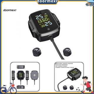 Doon Sistema De alarma De Temperatura De Plástico con bajo voltaje/alarma De Temperatura/ Tpms/Fácil instalación Para Motocicleta