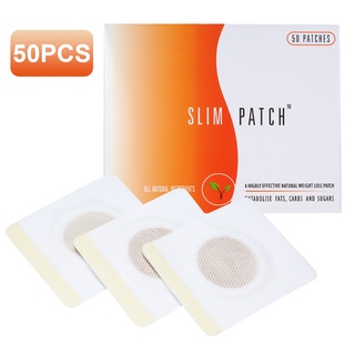 50Pcs Slim Patch Navel Sticker Anti-Obesity Fat Burning for Losing Weight Abdomen Slimming Patch Paste Belly Waist
