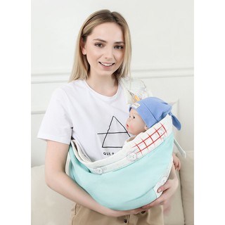 Portabebés Bufanda Ajustable Frente Bebé Sling Wrap Carrier Para Recién Nacido (3)