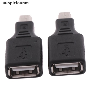 （auspiciounm） USB 2.0 female to mini usb male plug otg host adapter converter connector On Sale (3)