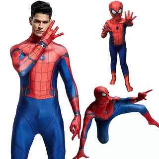spider-man homecoming spider man superhéroe cosplay disfraz completo traje de cuerpo unisex