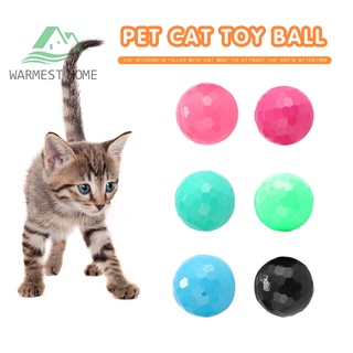 (municashop) gato entrenamiento scratch sonajero pelota interactiva mascota lanzar campana juguetes color aleatorio