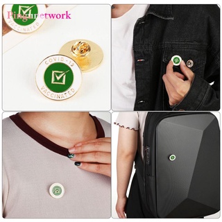 PINGUNETWORK 2021 Vaccinated Lapel Pin Backpack Got Vaccinated Commemorative Badge New Fashion Jewelry HardEenamel Novelty Vaccine Brooch