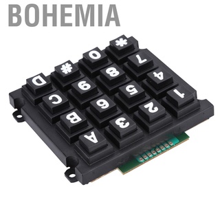 Bohemia Alwaysonline módulos de teclado con 16 teclas 4x4 pulsadores externos teclado grande para MCU
