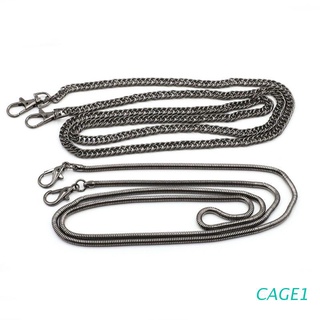 jaula diy cadena correa bolso cadenas accesorios monedero hombro crossbody correas de repuesto con hebillas de metal
