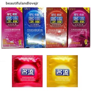[beautifulandlovejr] 10 unids/caja ultra delgada condón de látex natural de goma condones (9)