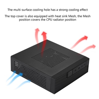 Elegir Pequeño Micro Chasis HTPC Ordenador Caso Para ITX Placa Base Industrial (5)