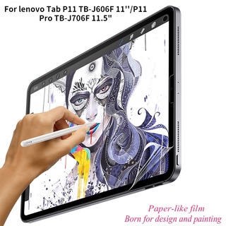 Papel como película para lenovo Tab P11 TB-J606F 11" PET Painting Write mate Tablet Protector de pantalla para Tab P11 Pro TB-J706F 11.5" (1)
